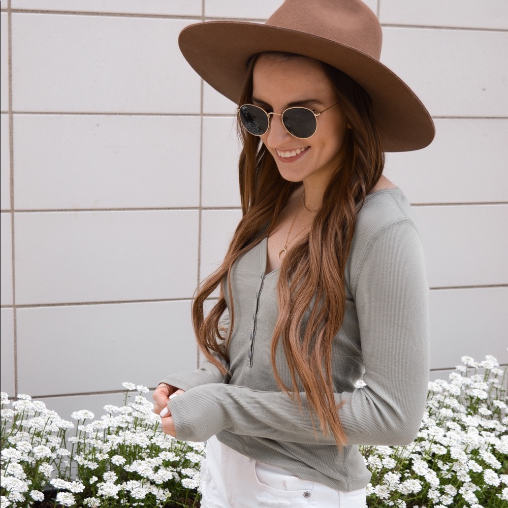 Z Supply Ribbed Long Sleeve Top